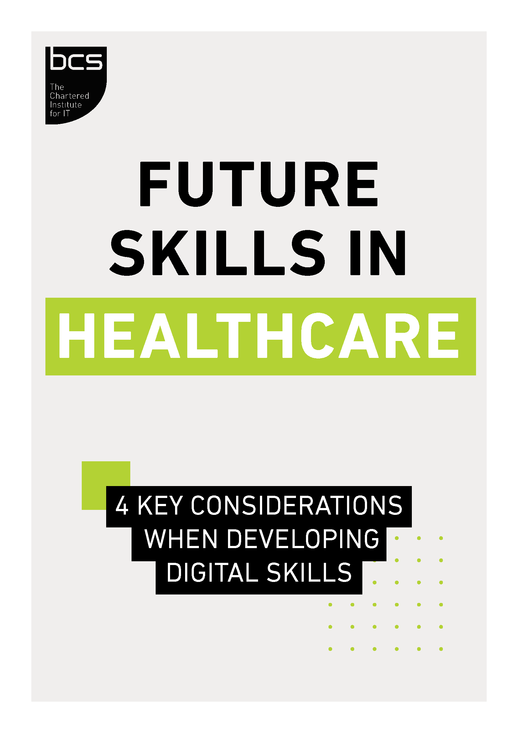 The Guide to Developing Future Digital Skills in Health and Care
